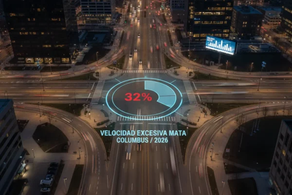 Columbus: Velocidad Excesiva Mata 32% en Moto 2026