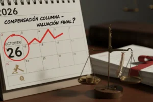 Compensación Columna: ¿Cuánto Vale Tu Caso en 2026?