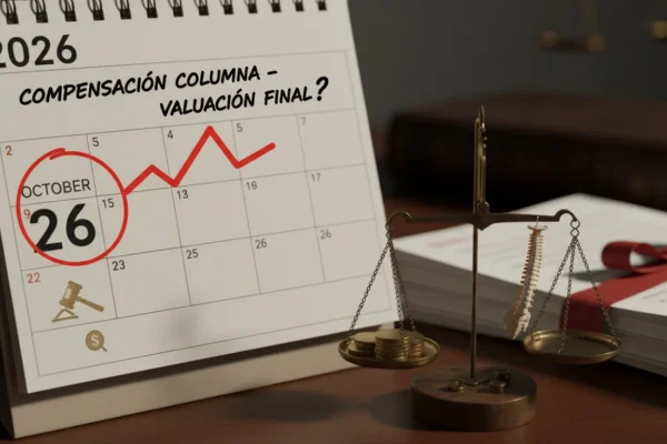 Compensación Columna: ¿Cuánto Vale Tu Caso en 2026?