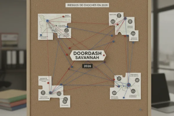 DoorDash Savannah: Riesgos de Choques en 2026