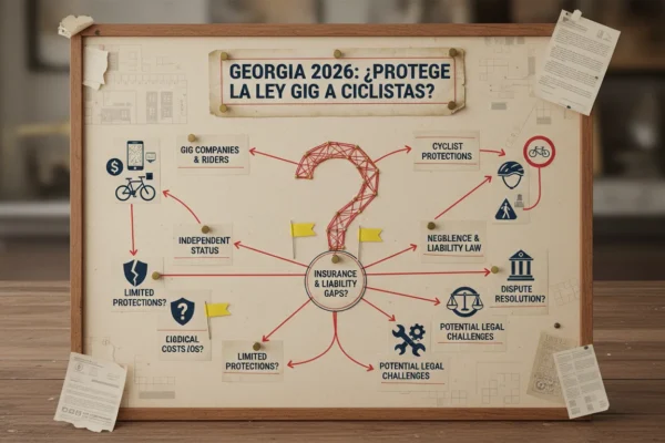 Georgia 2026: ¿Protege la Ley Gig a Ciclistas?