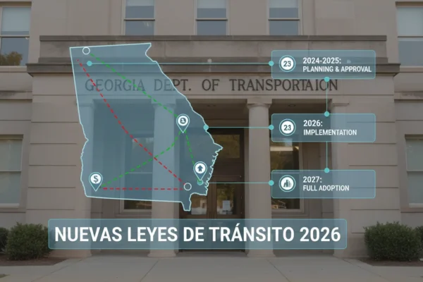 Georgia: Nuevas leyes de tránsito en 2026
