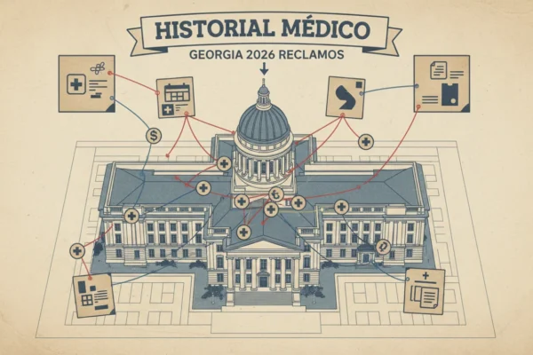 Historial médico: Clave en reclamos de Georgia 2026