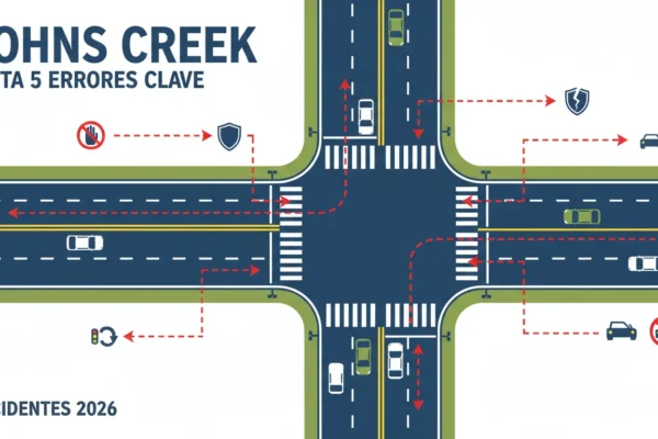 Johns Creek: Evita 5 Errores Clave en Accidentes 2026