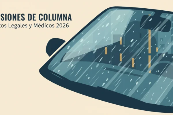 Lesiones de Columna: Mitos Legales y Médicos 2026