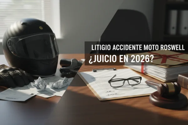 Litigio Accidente Moto Roswell: ¿Juicio en 2026?
