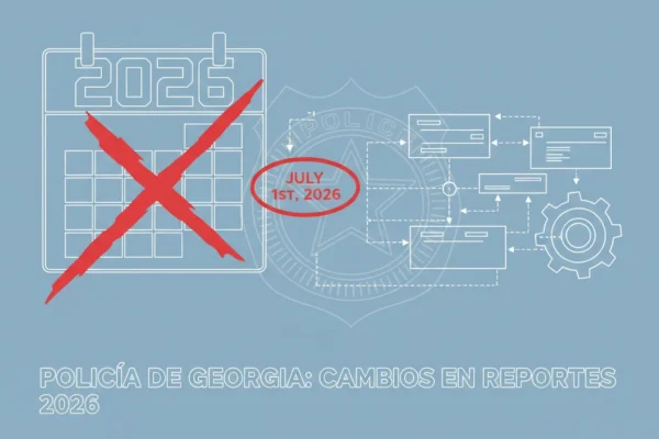 Policía de Georgia: Cambios en reportes 2026