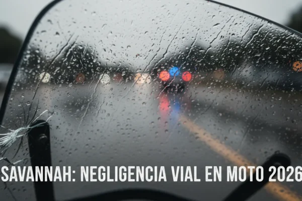 Savannah: Negligencia Vial en Moto 2026