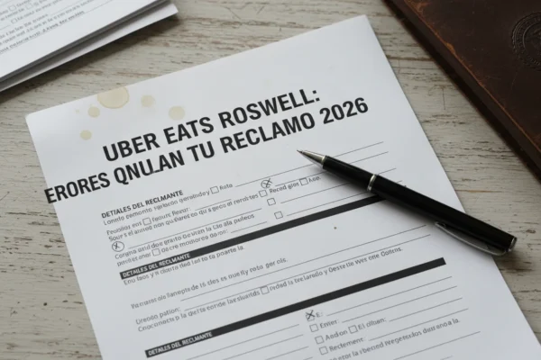 Uber Eats Roswell: Errores que anulan tu reclamo 2026