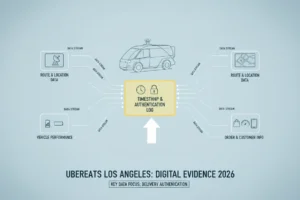 UberEats Los Ángeles: Evidencia Digital Clave en 2026