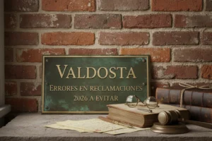 Valdosta: Errores en Reclamaciones 2026 a Evitar